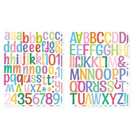 Alfabetet vægklistermærker 2" talmarkører klasseværelse hjem indretning