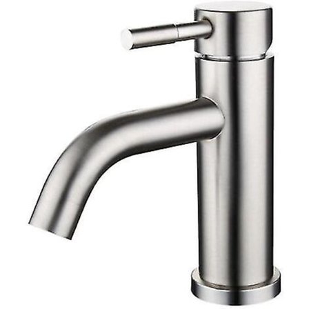 Allas hana yksivivullinen allas sekoitin matta harjattu ruostumaton teräs