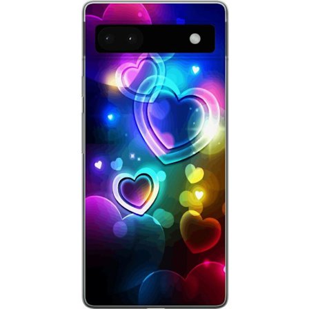 Yhteensopiva Puhelinkuori Google Google Pixel 6a NeonRakkaus