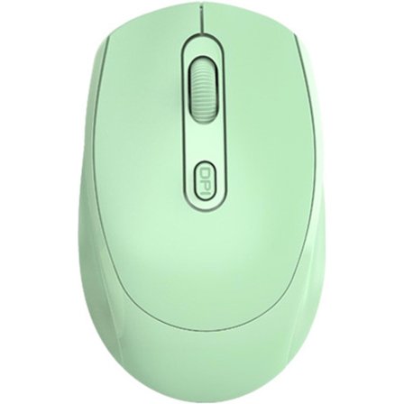 Trådløs mus, 2.4G Ergonomisk optisk mus med dobbel modus for bærbar PC og kontorbruk, grønn