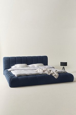 Jotex - Bedframe 180 Cm Blauwe Blauwe - DERMY - Koop Bedframes bij Jotex