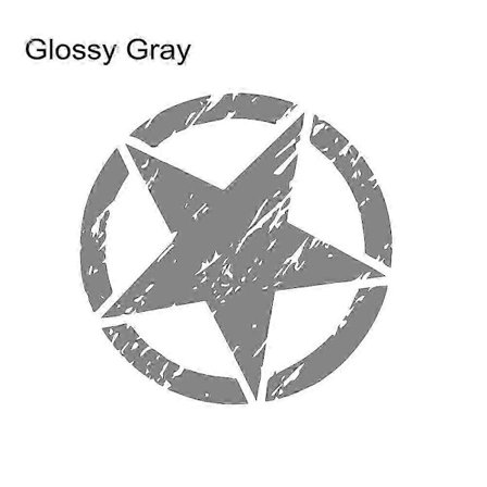 Bilpanser Dør Stjerne Vinyl Klistremerker Kompatibel med Jeep Cherokee Patriot Compass Wrangler JK JL TJ YJ Renegade Trail Hawk Tuning Tilbehør