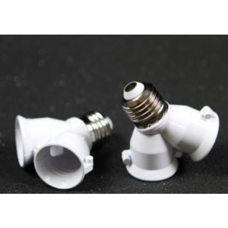 E27 2-i-1 Sockelomvandlare Grundadapter Med 6 Adaptrar