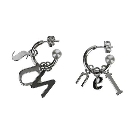 Sunnei Earrings Grå, Dame Øreringe, Størrelse: ONE Size