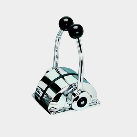 Ultraflex B302CR gas/växel dubbel, kromad