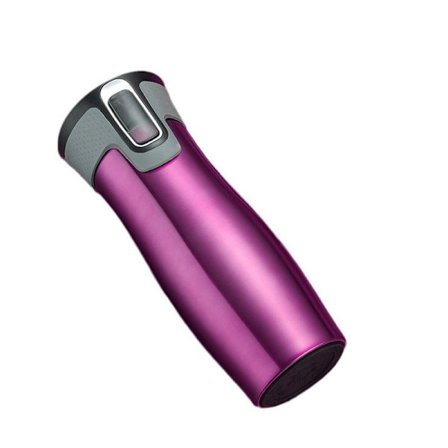 Isoleret krus i rustfrit stål, rejsekrus, kaffekrus, lækagesikkert.