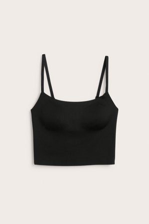 Kappahl | Stanik bezszwowy Czarne XS | Czarne