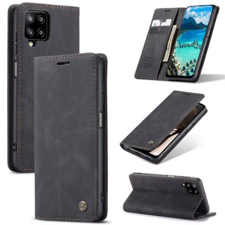 Caseme Plånboksfodral Samsung Galaxy A12 - Svart Svart