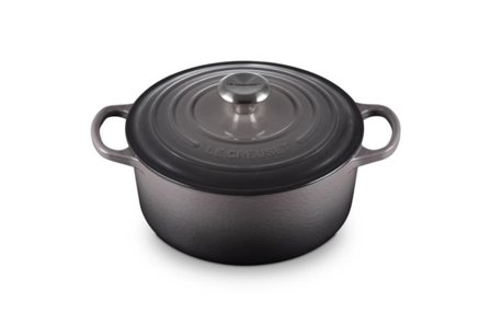 Le Creuset Støpejernsgryte Signature Flint 4,2L