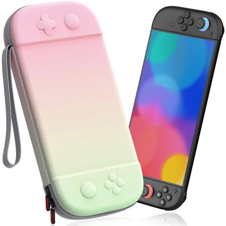 Opbevaringstaske Bæretaske Kompatibel med Nintendo Switch 2 Med 12 Spilkortpladser Portal Taske Opbevaringstaske Kuffert Beskyttelsescover Grøn