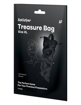 Satisfyer Satisfyer Treasure Bag Black Xl - Nude - ONE SIZE