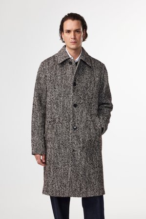 NN07 Franco Coat male Brown Wool Blend