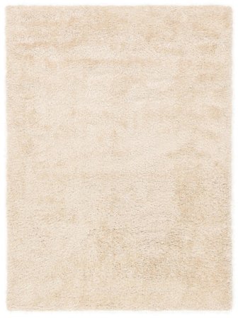 Luxe Shaggy 200X300 Beige Crème Uni Tapis