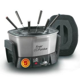 FRITEL Starter FF 1400 - dypsteker / fondu - svart/grå/sølv