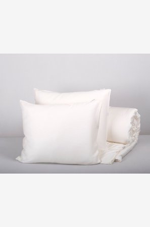 Varnamo of Sweden - Vuodevaatesetti Kungsholmen, 3 kpl - Valkoinen - Pussilakanat - 150X210 - - Homeroom