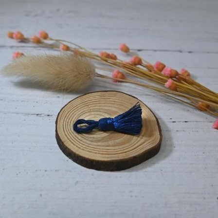 Litet bomullspumphänge - DIY Gravid Bola - Marinblå Marinblå