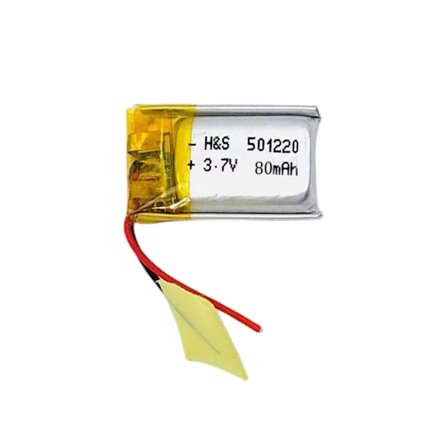 3.7V 80mAh Uppladdningsbart Batteri För Spelkonsoler Headset Och Mer