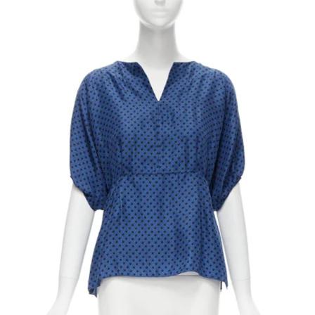 Marni Pre-owned Pre-owned Blouse , Blauw , Dames , Maat: M