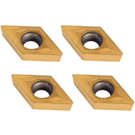 10 stk. CNC karbidinnsatser, diamantformede dreieinnsatser, indekserbare karbidblader for dreieverktøy