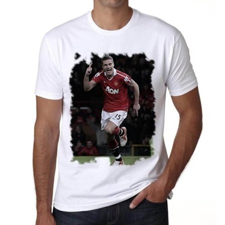 Nemanja Vidic T-shirt herr Vintage T-shirt