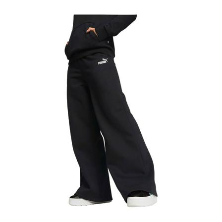 Puma, Wide Trousers Czarny, Kobieta, Rozmiar: XS
