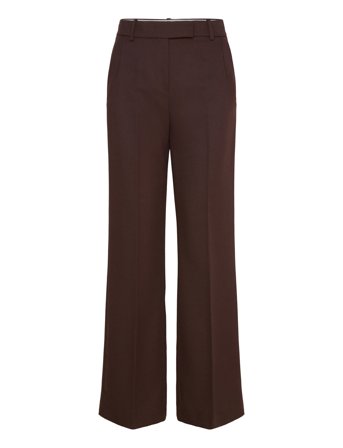 100% Wool Suit Trousers Brown Mango