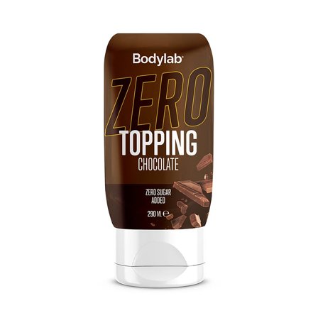 Bodylab Zero Topping Chocolate 290 ml, Helse & Madvarer, Sukker & Sødemidler, Sirup & Topping