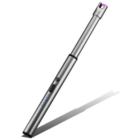 Arclighter Uppladdningsbar Usb-tändare, Silver Silver/grå