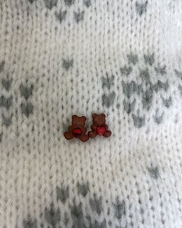 Knapp nallebjörn Brun - New Old Company