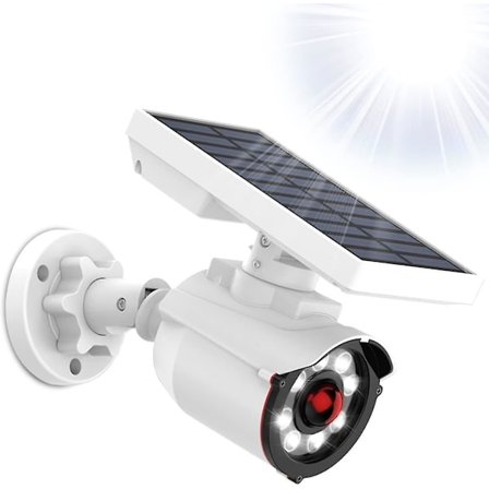 Utomhus solcellslampor LED solcells drivna vita vägglampor väggmonterad lampa med rörelsesensor vattentät säkerhet