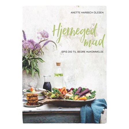 Bøger Bog: Hjernegod mad Af: Anette Harbech Olesen, Helse & Madvarer, Øvrigt, Kogebøger