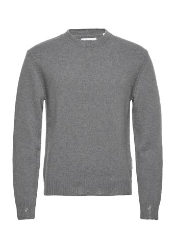 Crewneck Knit Distressed Grey HAN Kjøbenhavn Clothing