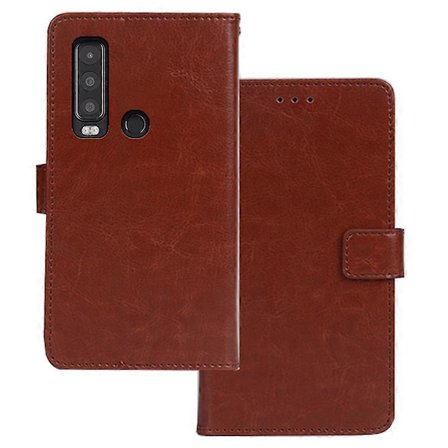 Yhteensopiva Cat S75 5G Nahkainen Puhelinkotelo Valokuvapaikalla Crazy Horse -kuviolla