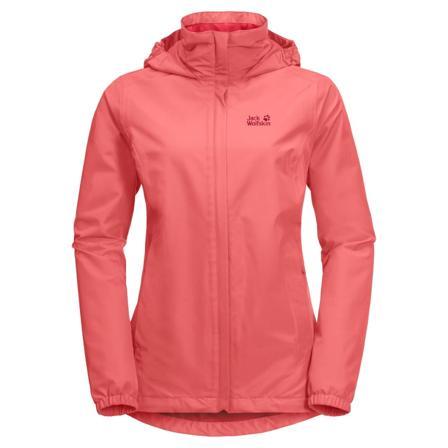 Jack Wolfskin Women's Stormy Point Jacket Women shell jackets Pink XS