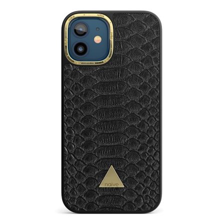 Naive iPhone 12 Skal - Black Snake