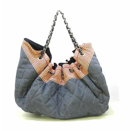Chanel Vintage, Pre-owned Shoulder Bag Blauw, Dames, Maat:ONE Size