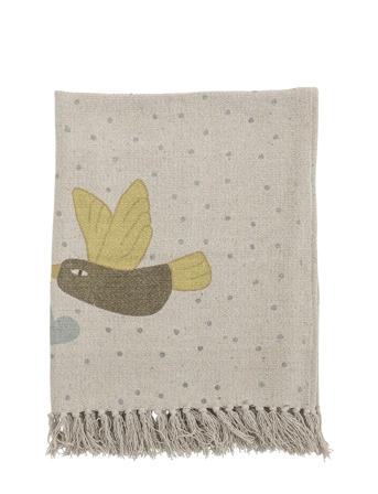 Alois Throw Recycled Home Sleep Time Blankets & Quilts Beige Bloomingville
