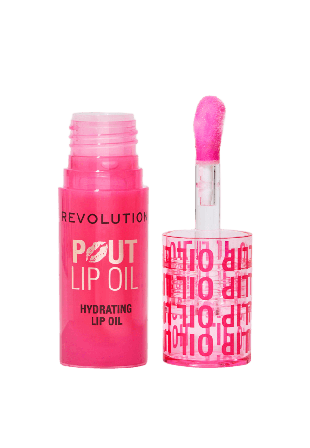 Revolution Pout Lip Oil Läppglans Dam Rosa 4ML