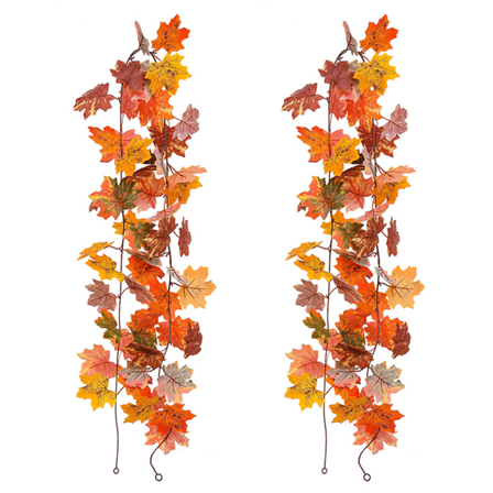 2 stk. Kunstig ahornblad-rotting, Simulerings ahornblade