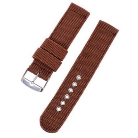 Brunt natoband i två delar 18mm 20mm 22mm 24mm