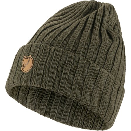 Fjällräven Byron Hat in Dark Olive, Ull
