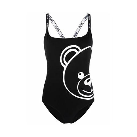 Moschino - Toppar - Svart - Dam - Storlek: M, Dam, Storlek: M