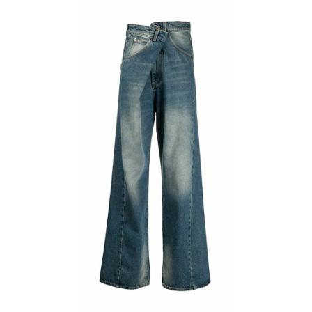 Darkpark, Wide Jeans Blauw, Dames, Maat:W26