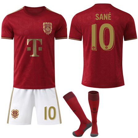 2025-2026 Bayern München 125-årsjubileumsutgåva Tröjor Barn Vuxen Fotbollströja No.10 Sane
