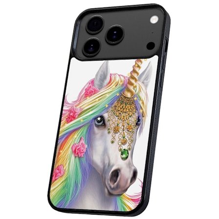 iPhone 17 Pro Max - Cover/Mobilcover Unicorn/Enhjørning
