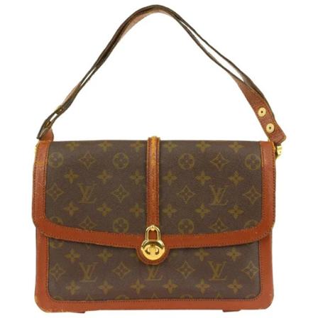 Louis Vuitton Vintage, Pre-owned Canvas louis-vuitton-bags Bruin, unisex, Maat:ONE Size