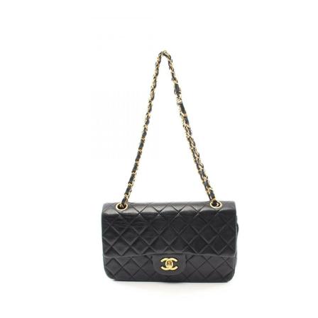 Chanel Vintage Pre-owned Shoulder Väska svart, Dam Vintage Väskor, Dam, Storlek: ONE SIZE
