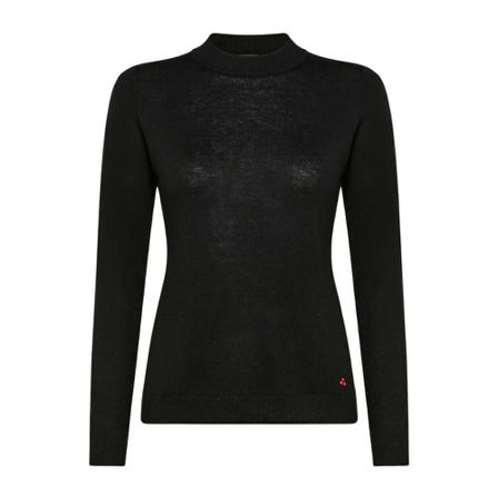Peuterey Fine knitted woollen jumper , Zwart , Dames , Maat: M Truis