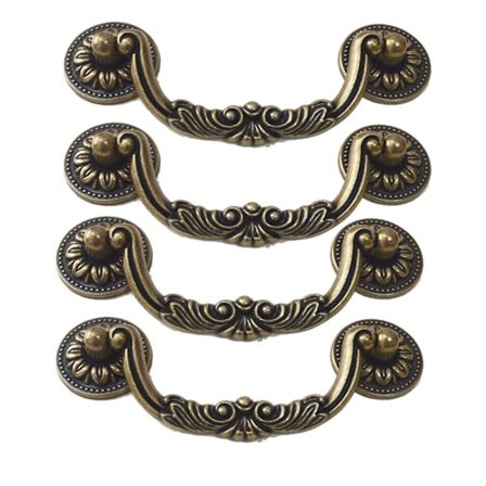 4 Stk Skuffe Trækker Drop Ring Skab Håndtag