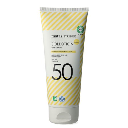 3 for 2 - Matas Striber Sollotion SPF 50 Uden Parfume 200 ml, Skincare, Solpleje, Solcreme